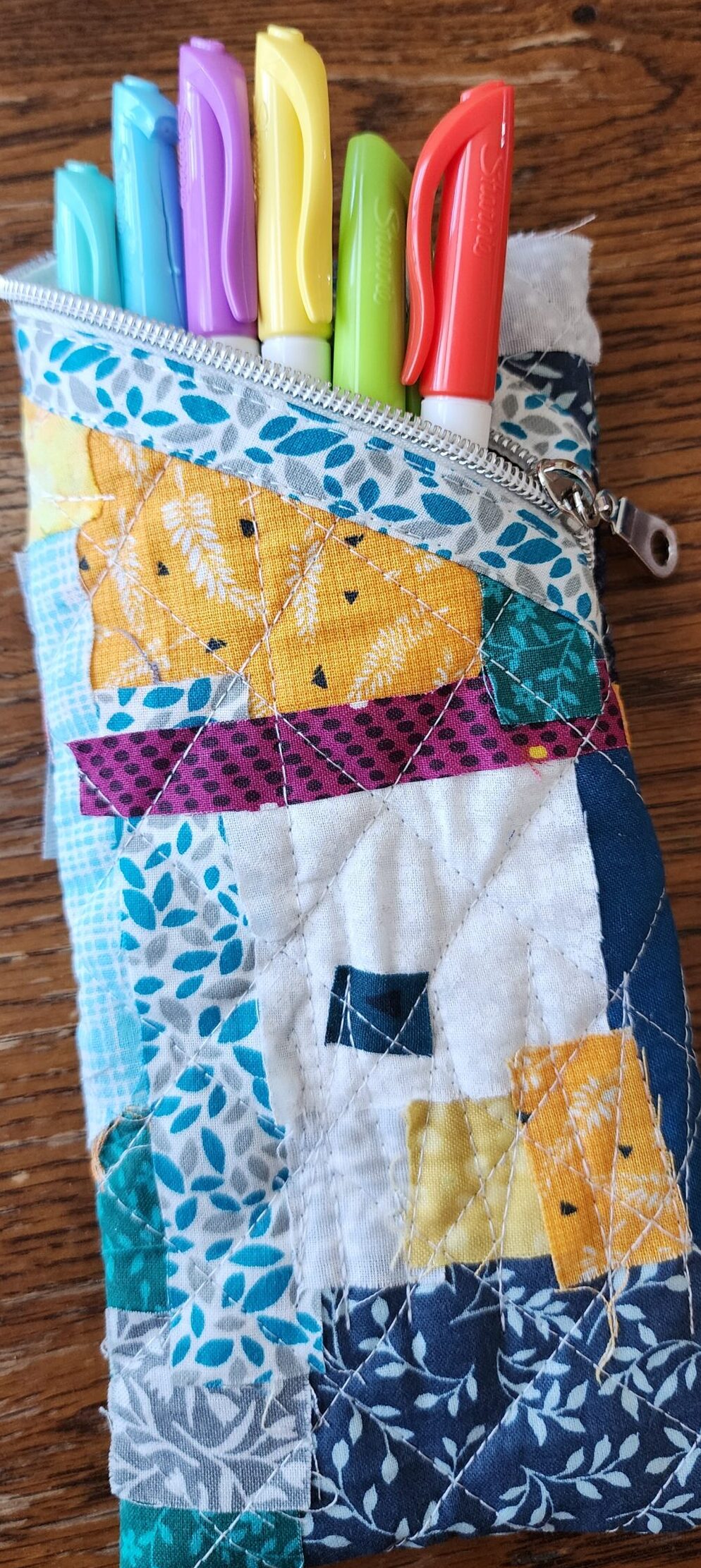 Quilted Pencil Pouch - Image 5