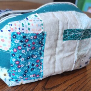 Quilted Boxy Pouch- Medium