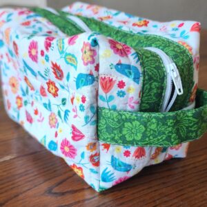 Quilted Boxy Pouch- Large