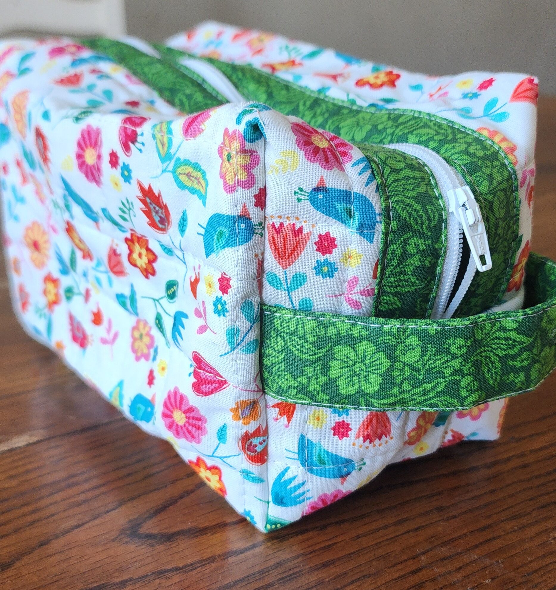 Quilted Boxy Pouch- Large
