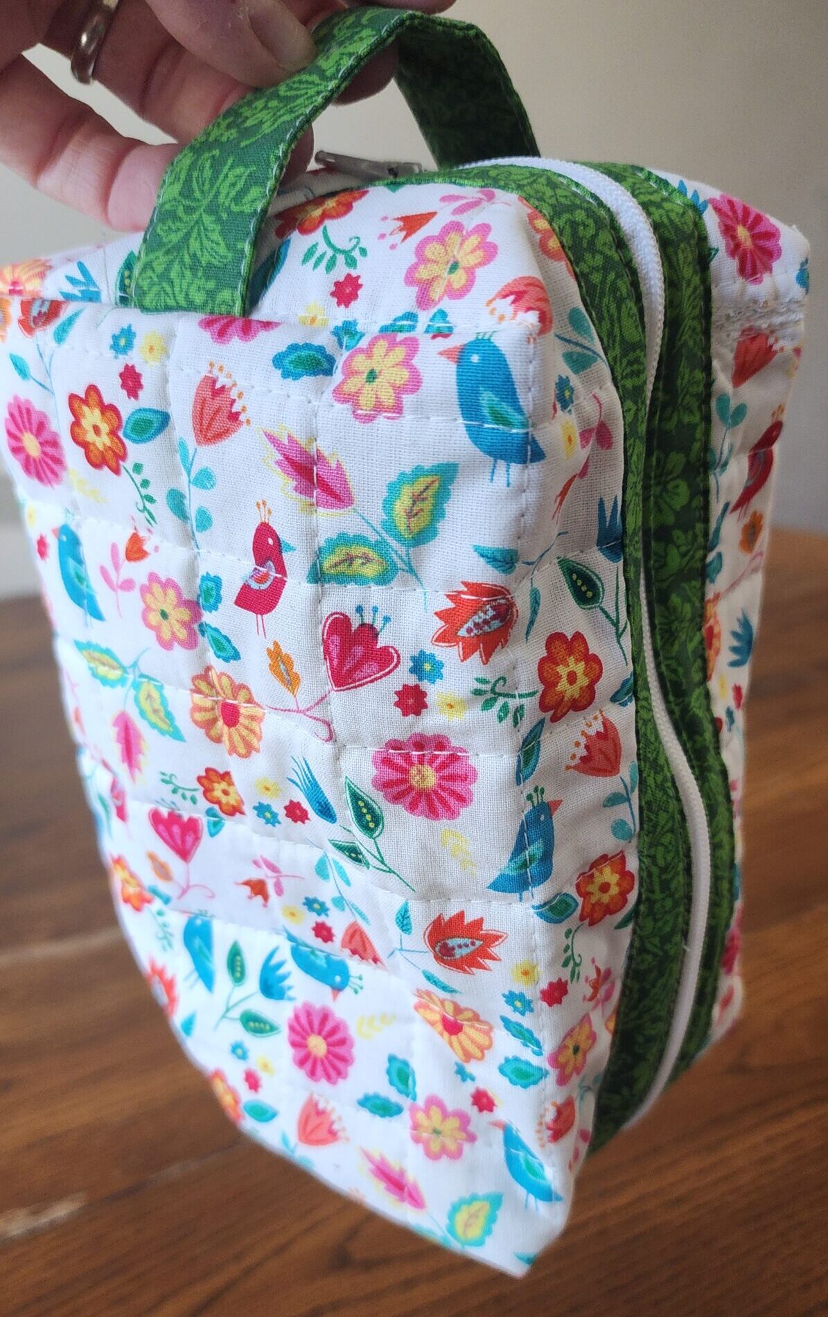 Quilted Boxy Pouch- Large - Image 3